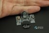 Quinta Studio QD72153 P-47D Thunderbolt Bubbletop 3D-Printed coloured Interior on decal paper (Tamiya) 1/72
